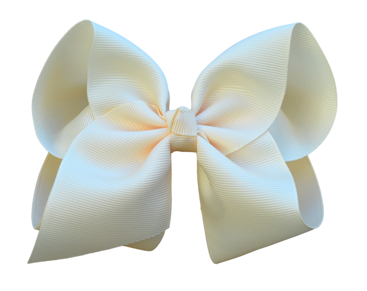 ◆GLOWNY◆ BOW SCRUNCHIE WHITE MELANGE GY25LWAC004MG BOW SCRUNCHIE – Glowny