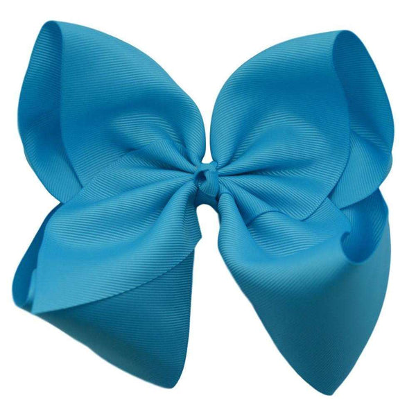 6 inch Solid Grosgrain Bow/Alligator Clip