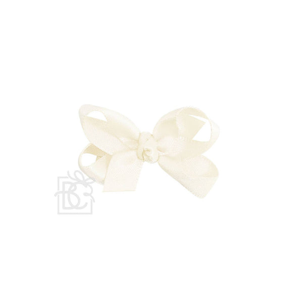 SATIN BOW ON CLIP