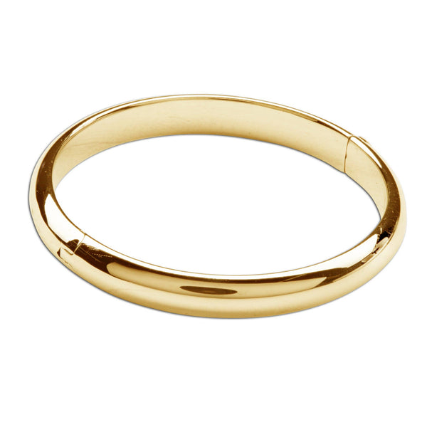 Gold Classic Bangle for Baby & Kids or Women