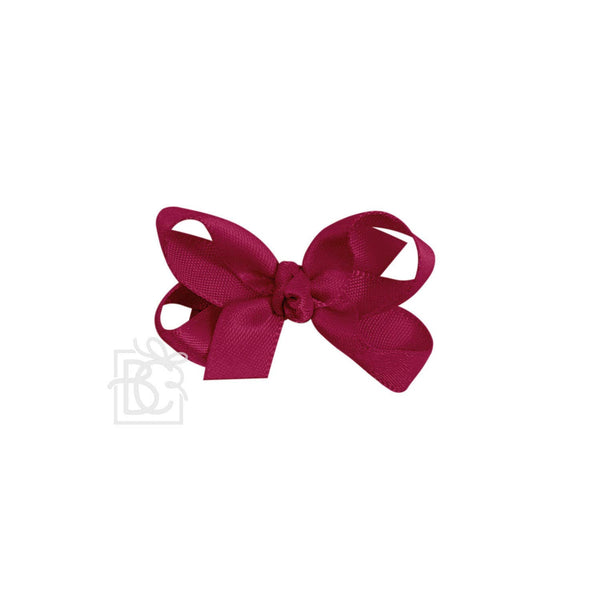 SATIN BOW ON CLIP