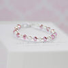Twinkling Pink & Crystals Pretty Bracelet