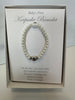 Baby's First Keepsake Pearl Bracelet w/Silver Cross Inset