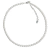Girls Sterling Silver Strand of Pearls Kids Necklace