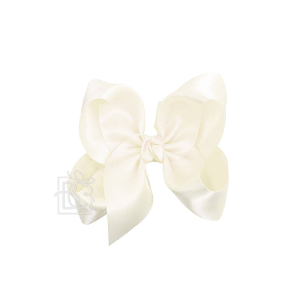 SATIN BOW ON CLIP