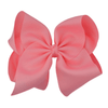 6 inch Solid Grosgrain Bow/Alligator Clip