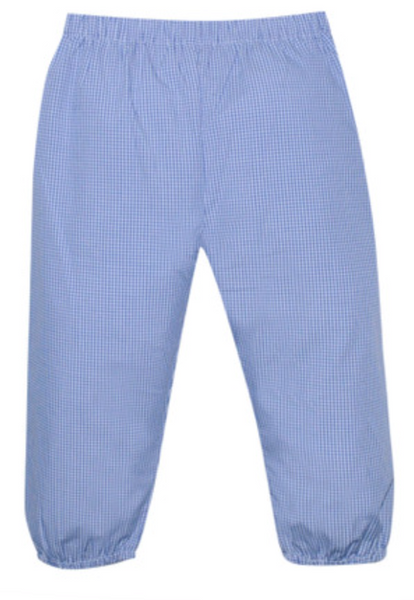 Logan Elastic Pant in Royal Blue Gingham