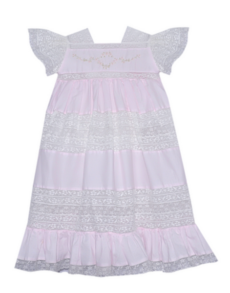Mary Frances Dress- Pink