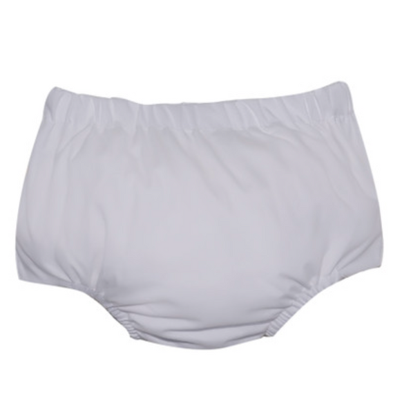 Landon Diaper Cover White Knit