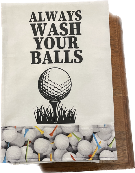 Wash Your Balls Kitchen Towel