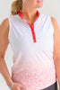 Rim Cup Golf Polo- Red Ombre